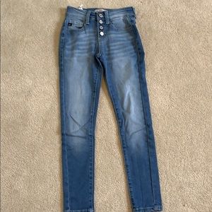 Girls skinny stretch jeans